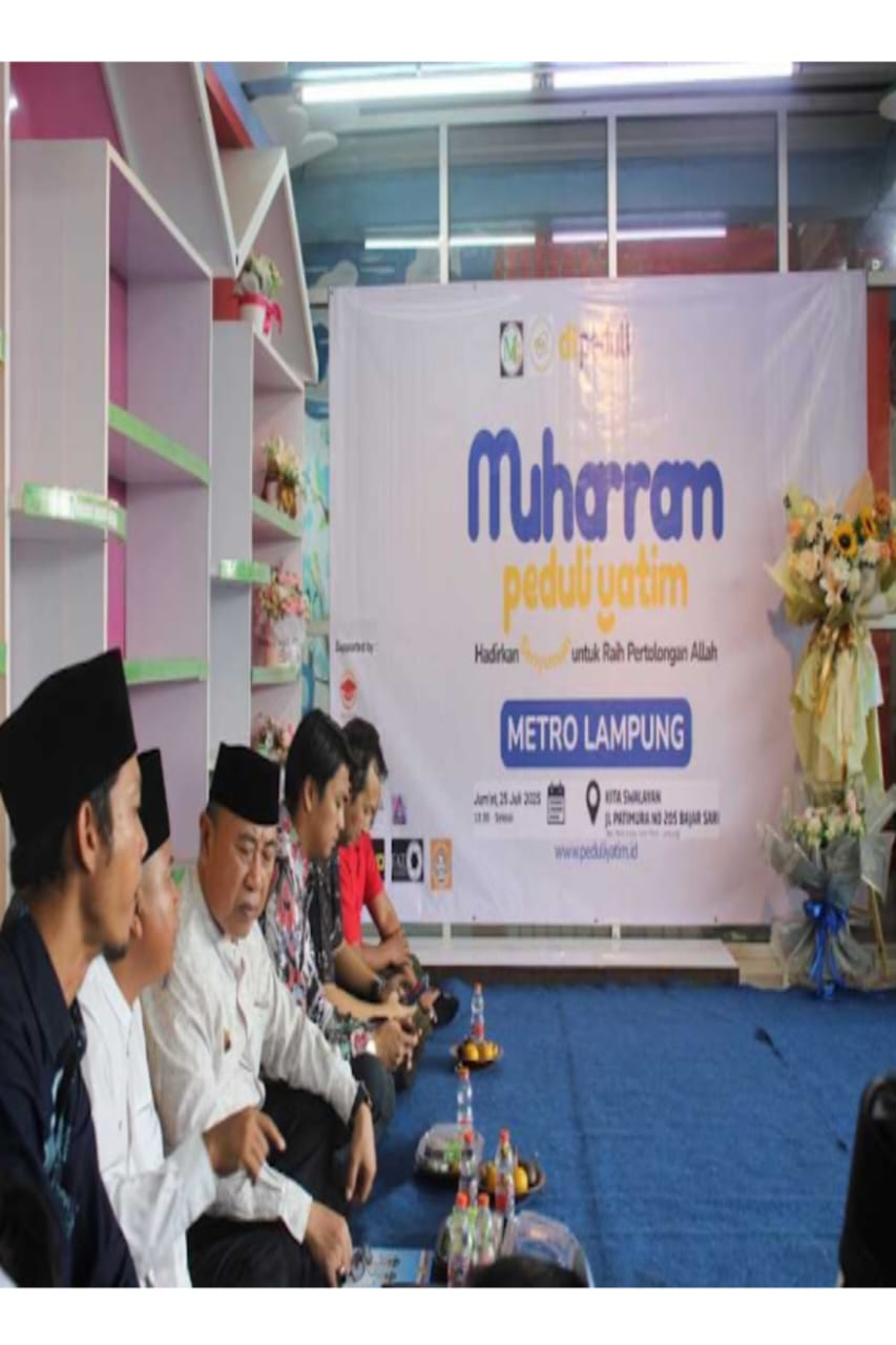 Pemkot Metro Apresiasi Kegiatan “Muharam Peduli Yatim” yang Diselenggarakan DT Peduli