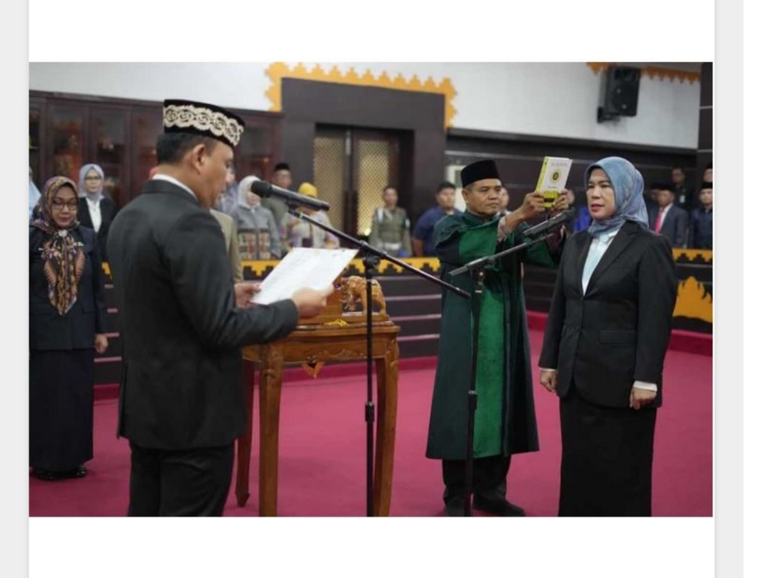 Bayana Resmi Jabat Pj. Sekda Kota Metro, Walikota Tekankan Disiplin dan Integritas ASN